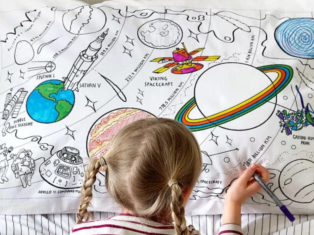 Color Your Own Space Pillowcase