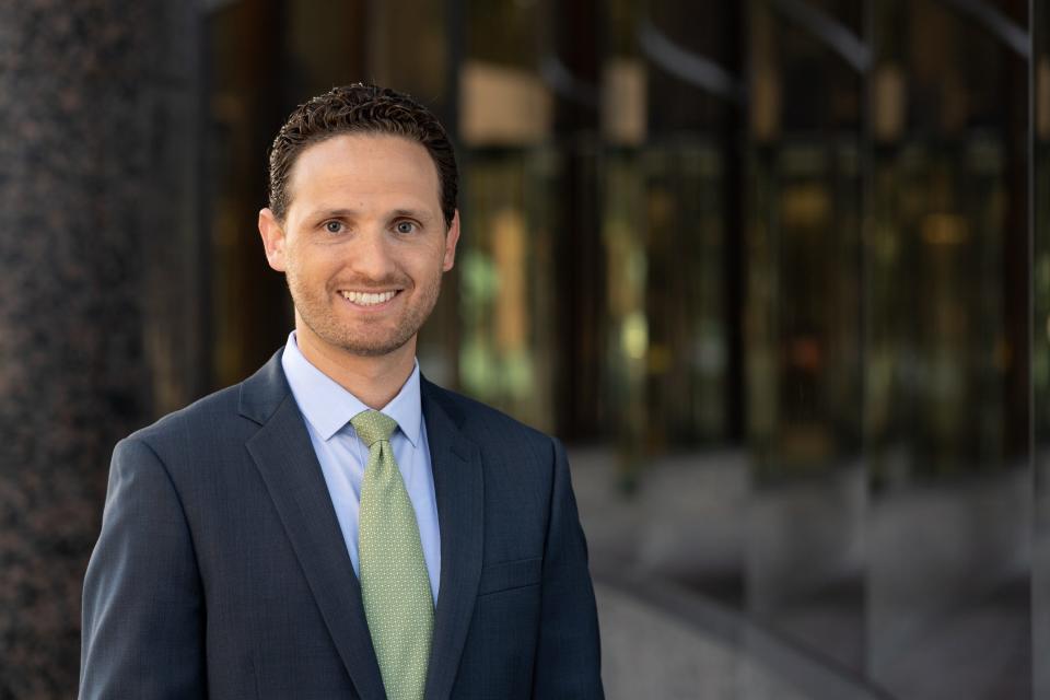 GuideStone Financial Resources chief investment officer Brandon Pizzurro. Pizzurro leads the team that manages mutual funds for GuideStone's retirement plans that benefits the agency's majority Southern Baptist Convention-affiliated clientele.