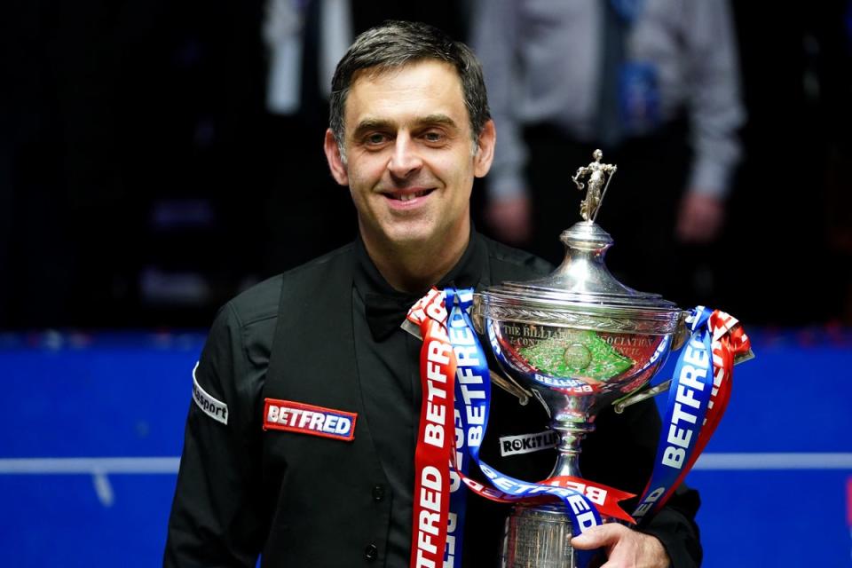 Ronnie O’Sullivan is targeting a record eighth world title in the modern era (Zac Goodwin/PA) (PA Wire)
