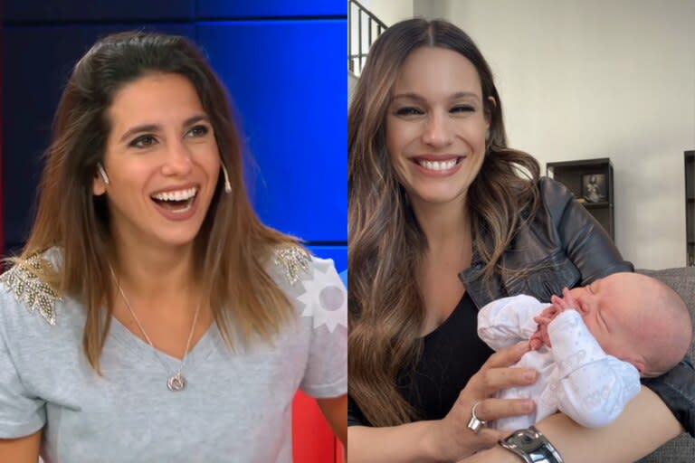 Cinthia Fernández se enterneció con Ana, la hija de Pampita