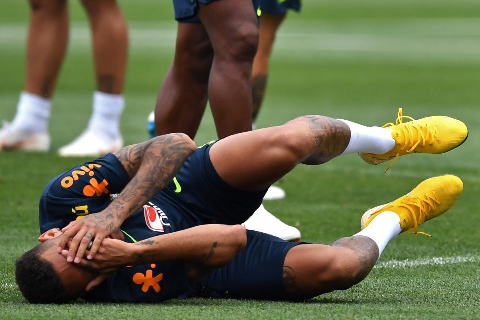 Down but not out: Neymar
