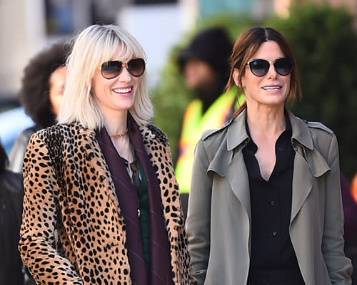 Photos from the set of “Ocean’s Eight” are here and it already looks badass