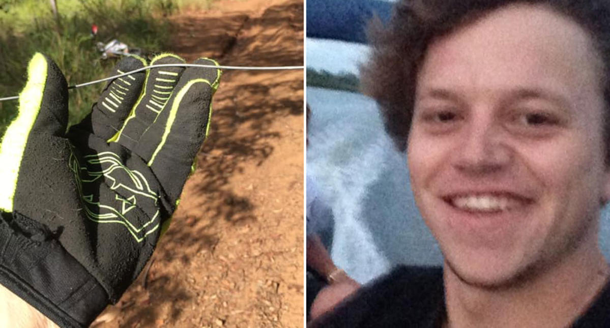 The 'despicable act' that almost decapitated dirt bike rider