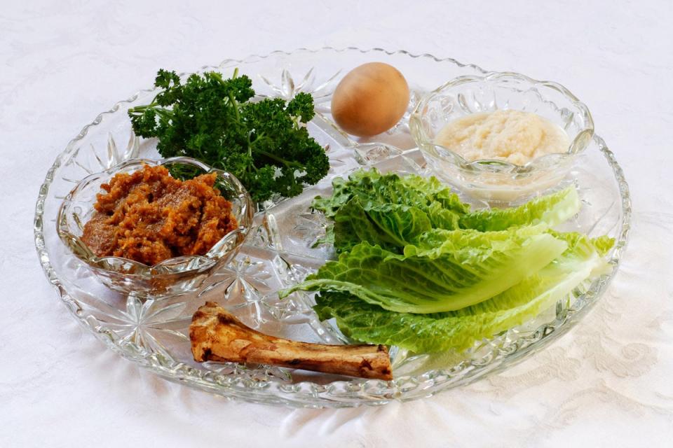 Passover Seder plate (Shutterstock)