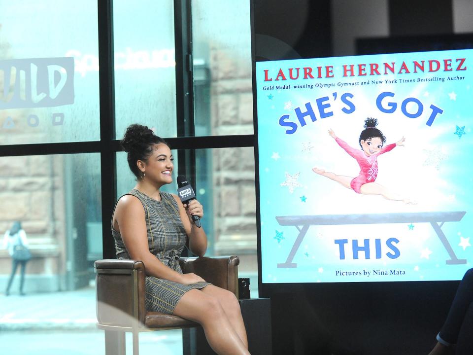 Laurie Hernandez promotes her book "She's Got This."