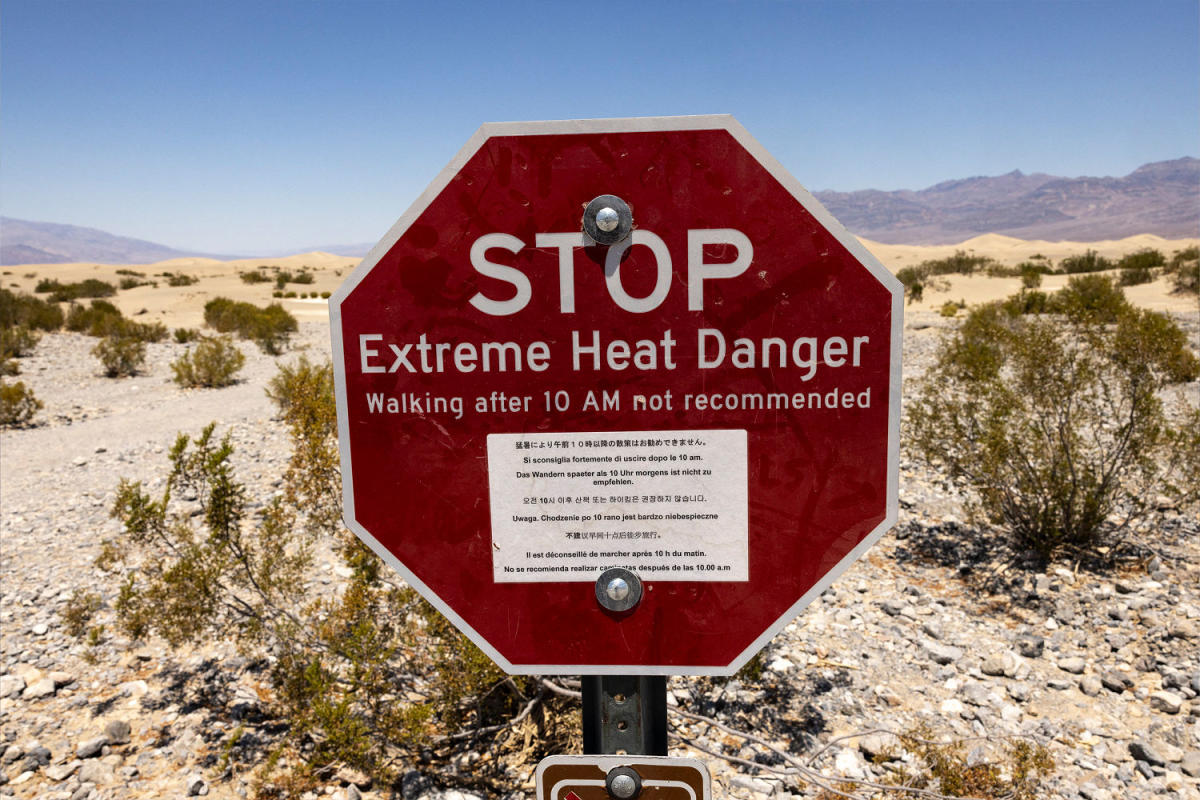 Motorcyclist dies from suspected heat exposure in Death Valley amid record temperatures