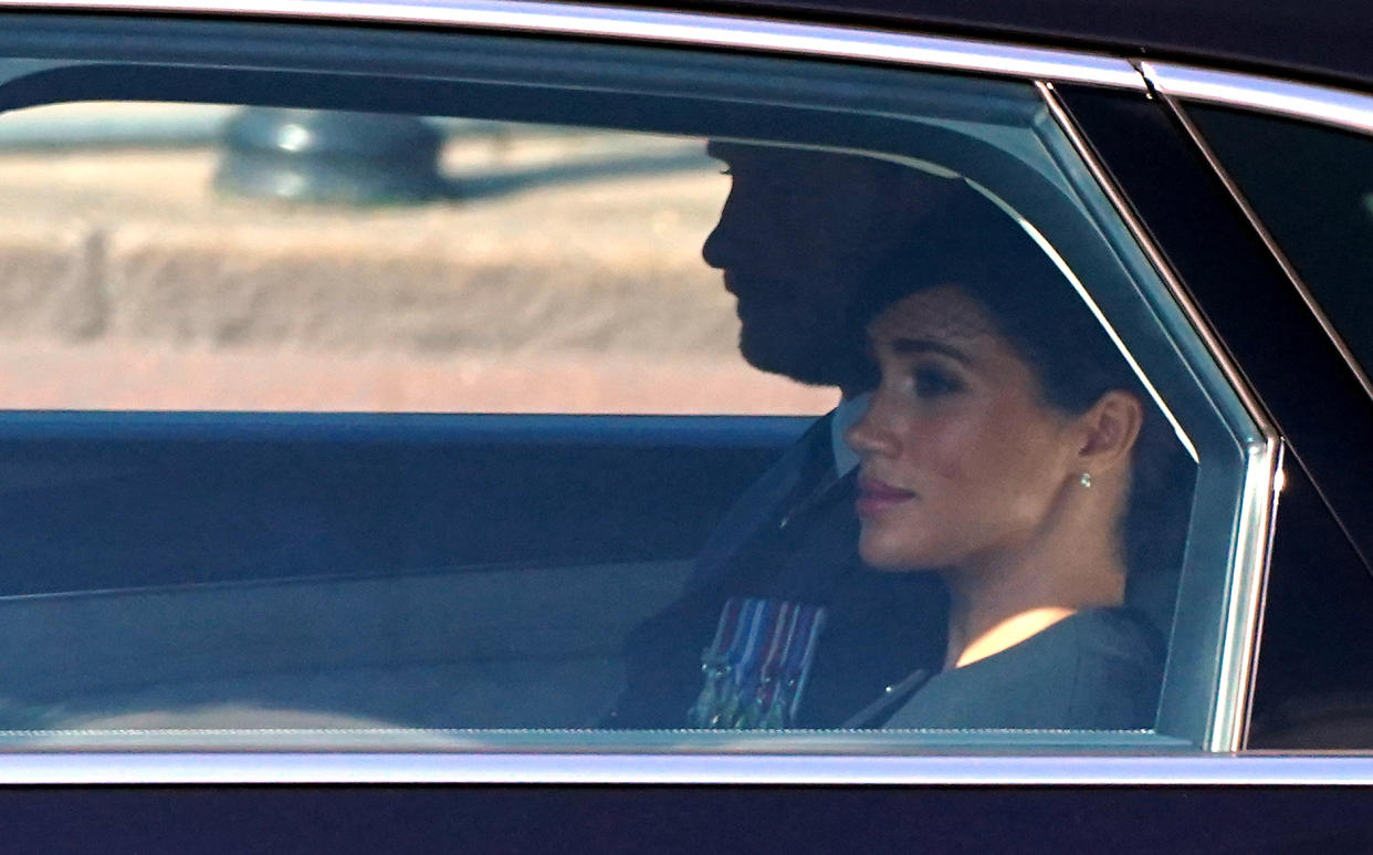 Príncipe Harry, Duque de Sussex y Meghan, Duquesa de Sussex en Westminster Hall 14 de septiembre de 2022 en Londres, Inglaterra (Photo by Ian West - WPA Pool/Getty Images)