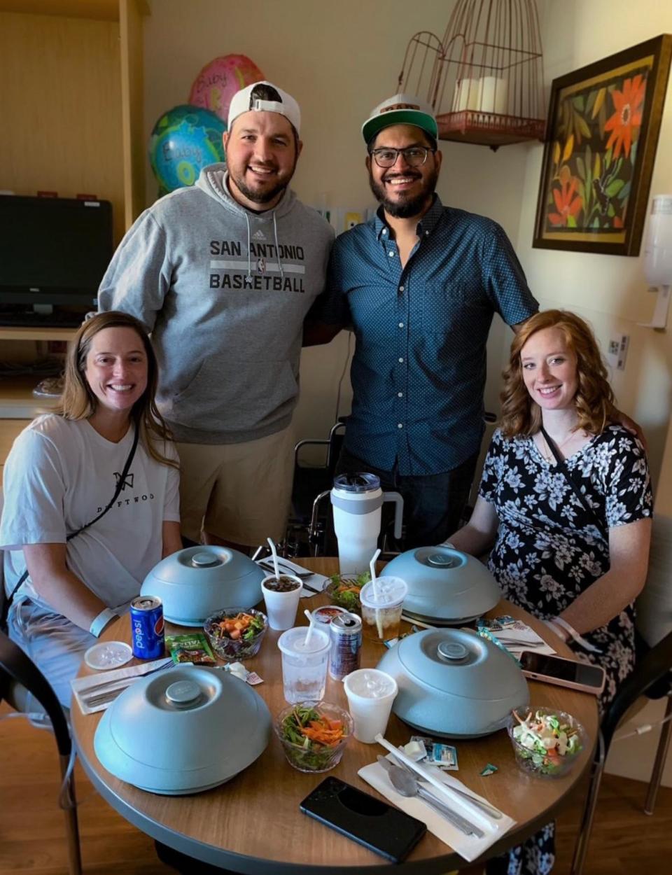 PHOTO: The Oldanis and Rodriguezes have become friends since both families welcomed triplets around the same time. (Courtesy of Amber Rodriguez)