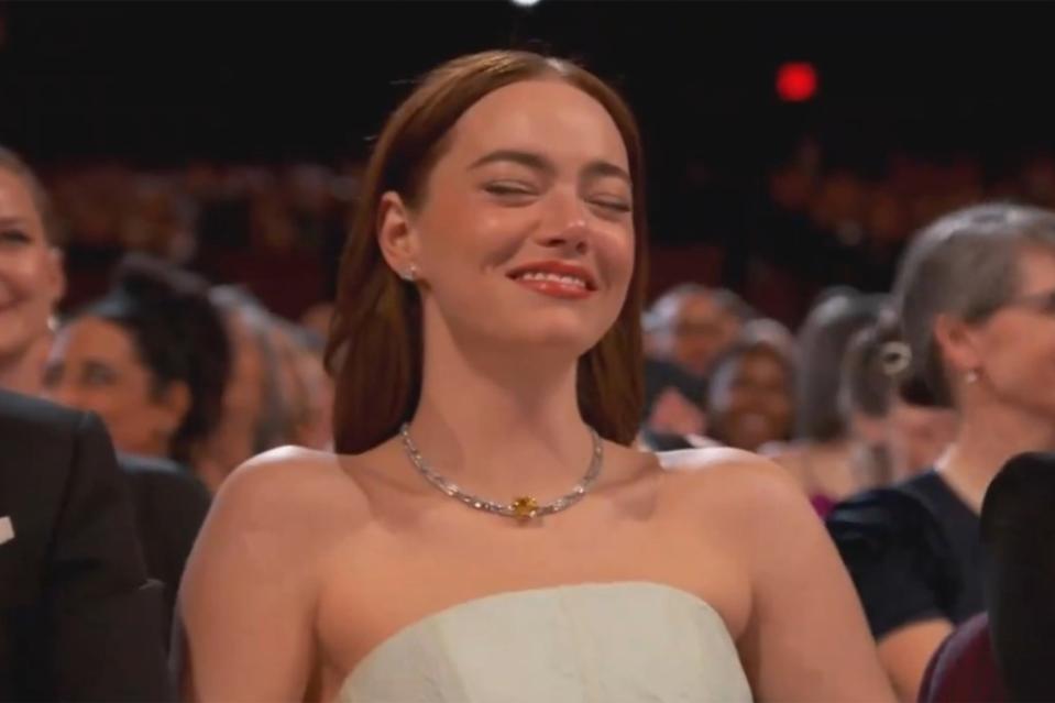 Emma Stone laughed in the crowd later, so she didn’t seem too mad at Kimmel. NBC