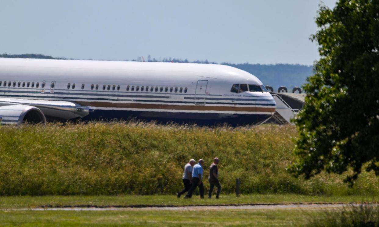 <span>The government’s attempts to fly asylum seekers to Rwanda have so far failed because of legal victories by opponents of the scheme.</span><span>Photograph: Finnbarr Webster/Getty Images</span>