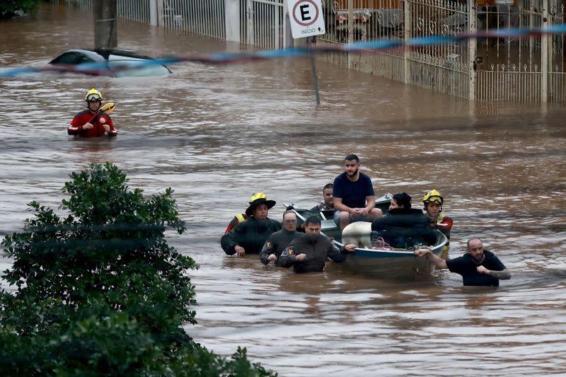 Flooding due to heavy rains in Rio Grande do Sul