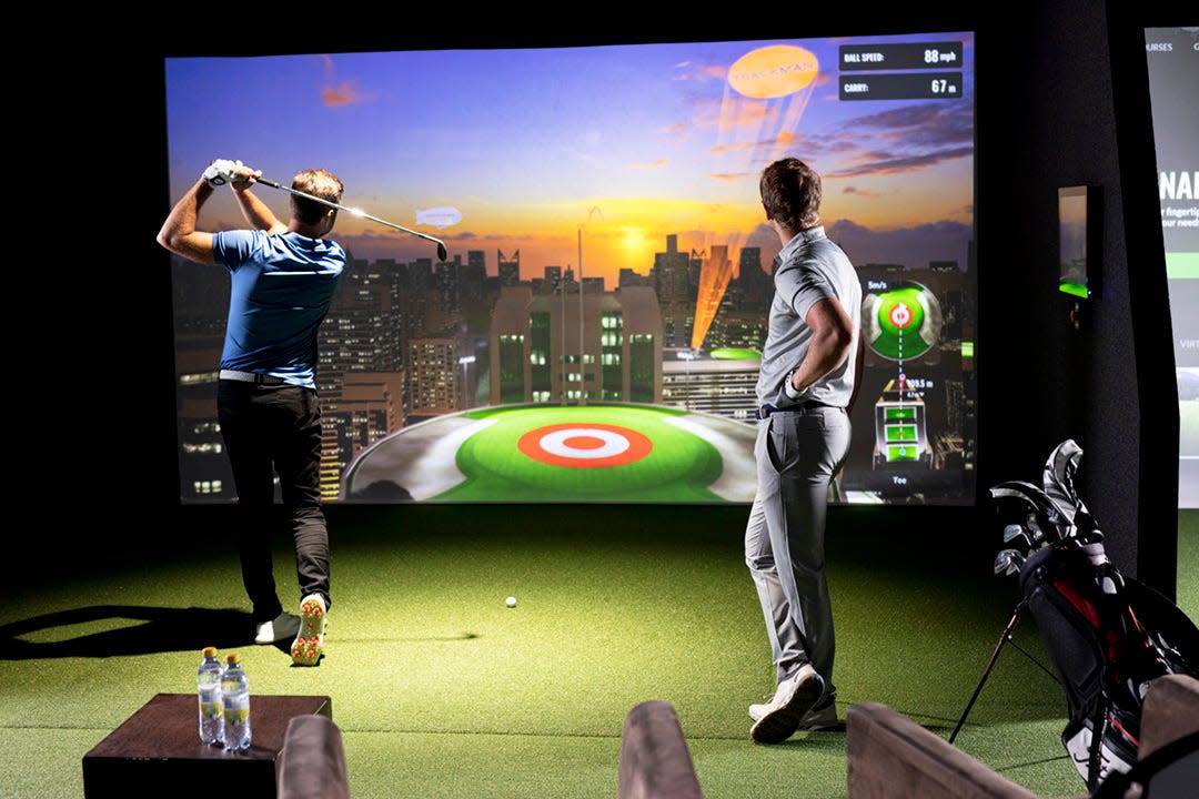 Main Swing Golf, a new indoor golf lounge using Trackman simulator technology, is set to open this winter inside the Main Street Marketplace in Doylestown Borough.