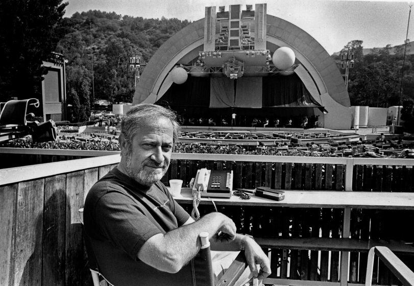 JULY 7, 1984: Los Angeles Executive Director Ernest Fleischmann at the Hollywood Bowl in 1984.