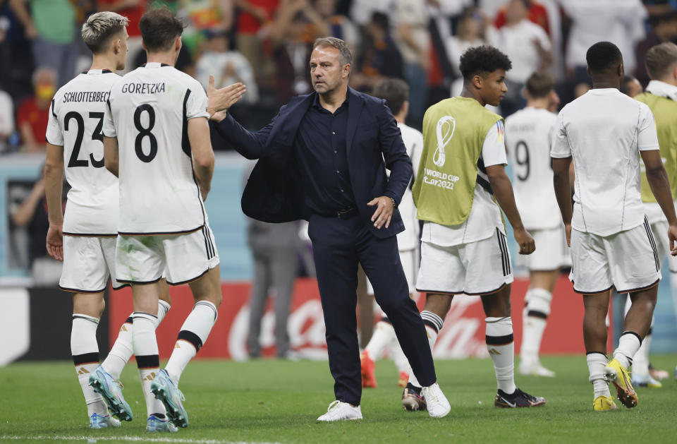 Hansi Flick und das DFB-Team. (Bild: Richard Sellers/Getty Images)