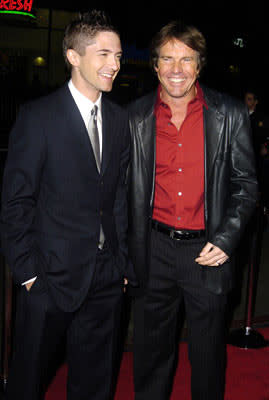 Topher Grace and Dennis Quaid at the Hollywood premiere of Universal Pictures' In Good Company