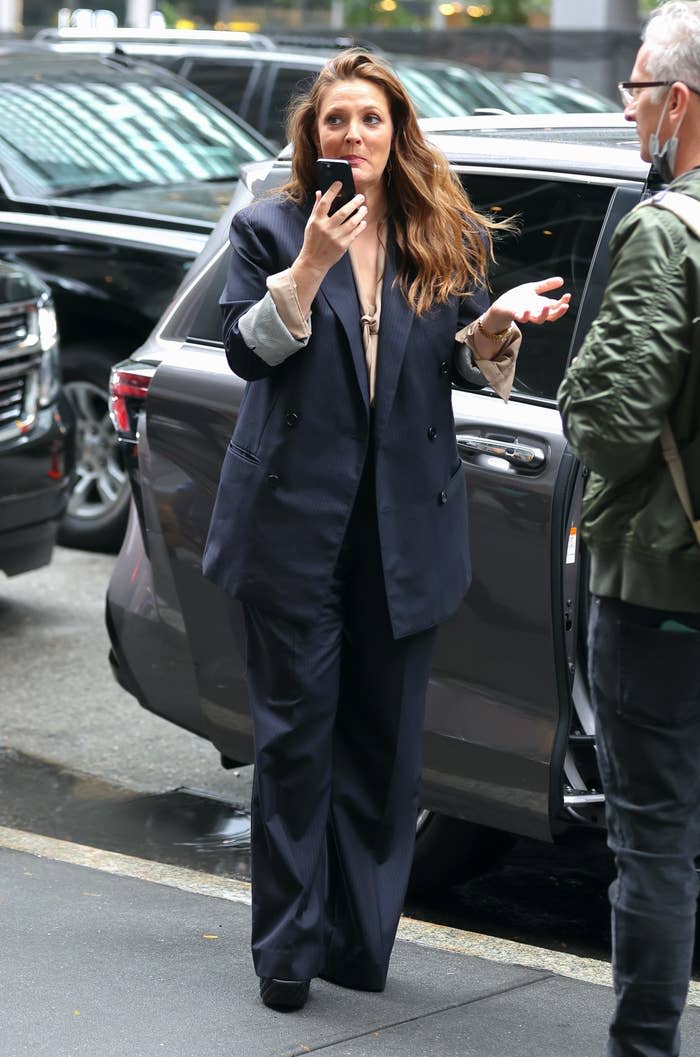 Drew Barrymore is seen on Oct. 24, 2022, in New York City.