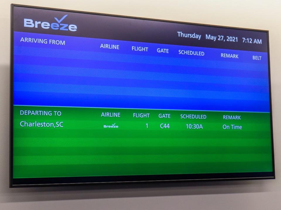 Breeze Airways Inaugural Flight