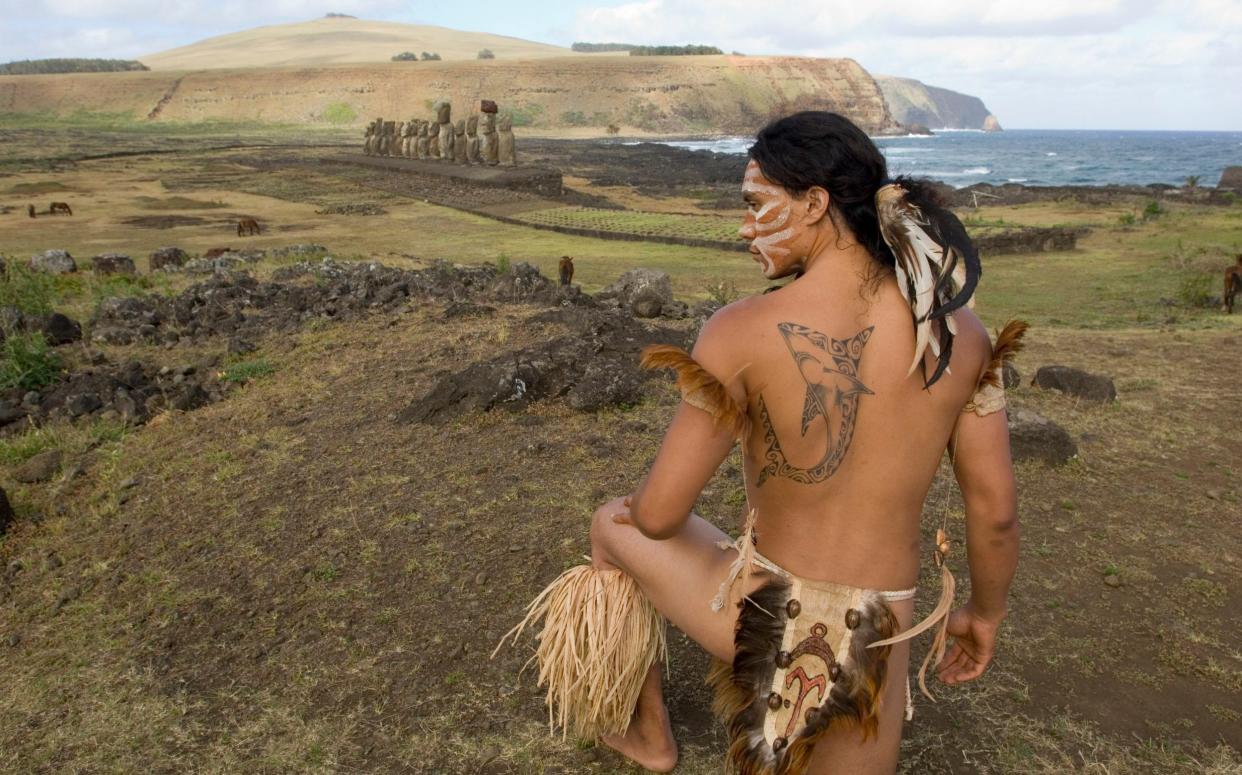 Today only 3,000 of the indigenous Rapa Nui people remain on the island