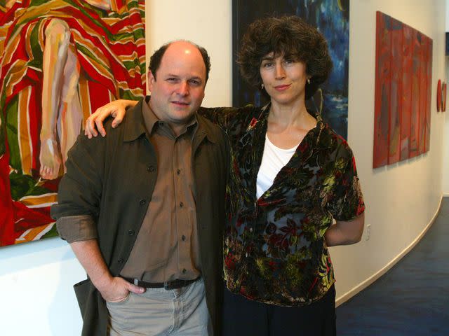 <p>Matthew Simmons/WireImage</p> Jason Alexander and Daena Title during Daena Title's "Facets" Hosted by Jason Alexander on August 1, 2004 in Santa Monica, California