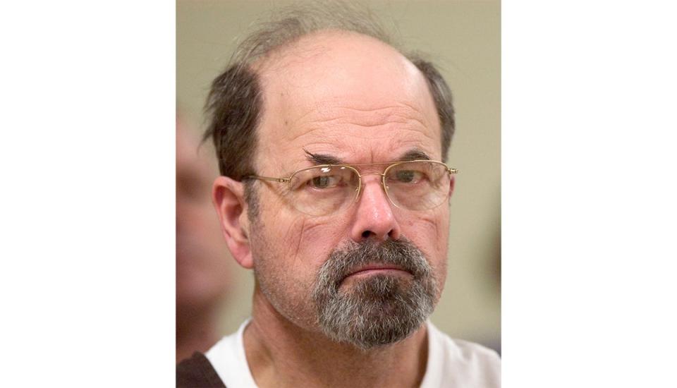 Dennis Rader, pictured, is serving ten consecutive life sentences for the murders of at least ten women (AP2005)