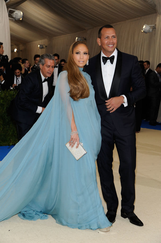 Jennifer Lopez and Alex Rodriguez