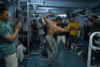 Despite a surge in bombings and suicide attacks, life in Kabul's gyms goes on, says Afghan bodybuilder Hares Mohammadi, 25