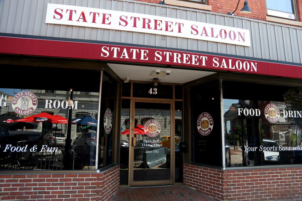 The State Street Saloon moves to Pleasant St. in downtown Portsmouth at the site of the old Ceo's Gelato Bistro on Thursday, July 28, 2022.