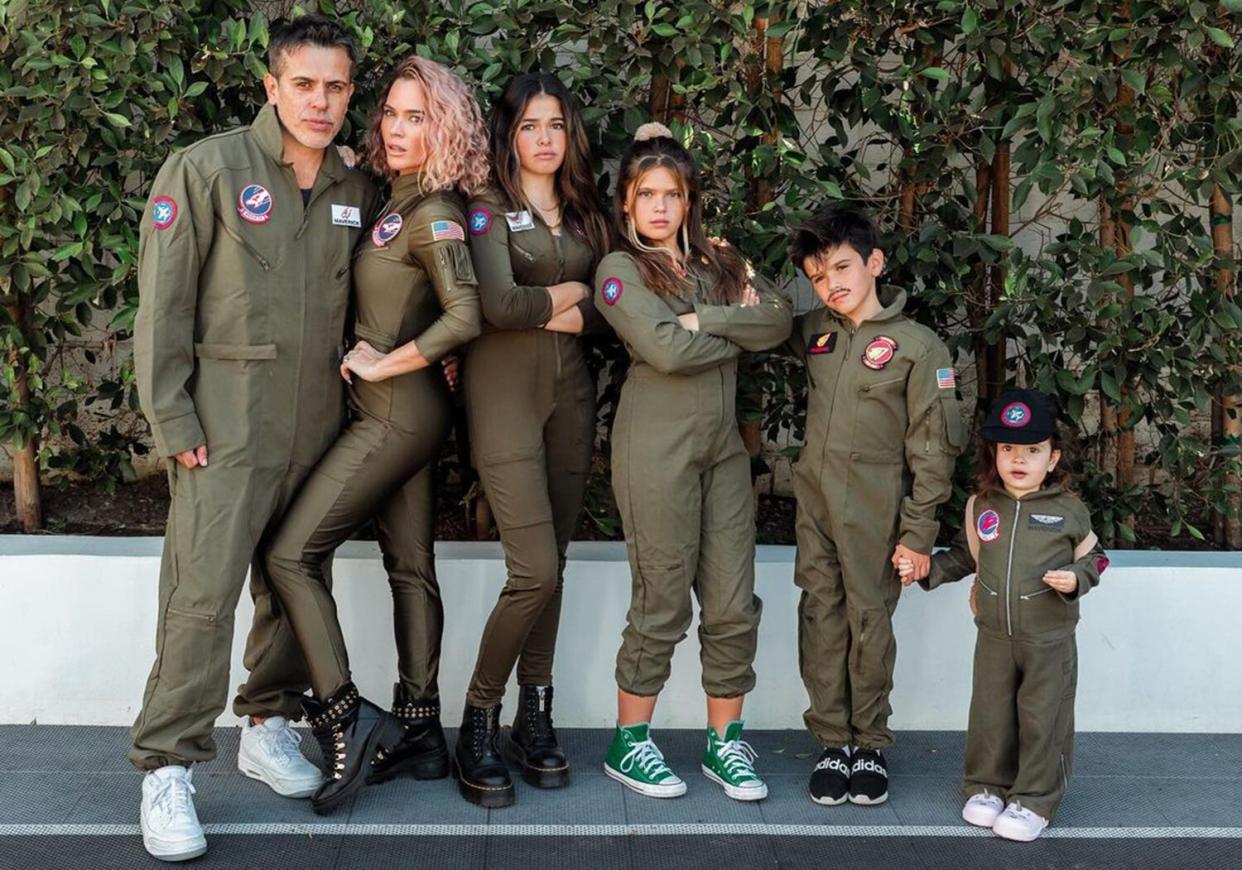 Teddi Mellencamp's Kids Say Their Matching Top Gun Costumes are 'Humiliating' as She Jokes 'Could Be Worse'