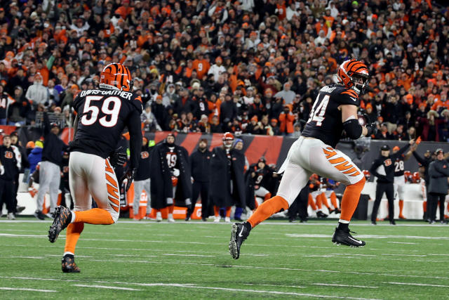 Where does Sam Hubbard's fumble return for a TD rank in Bengals