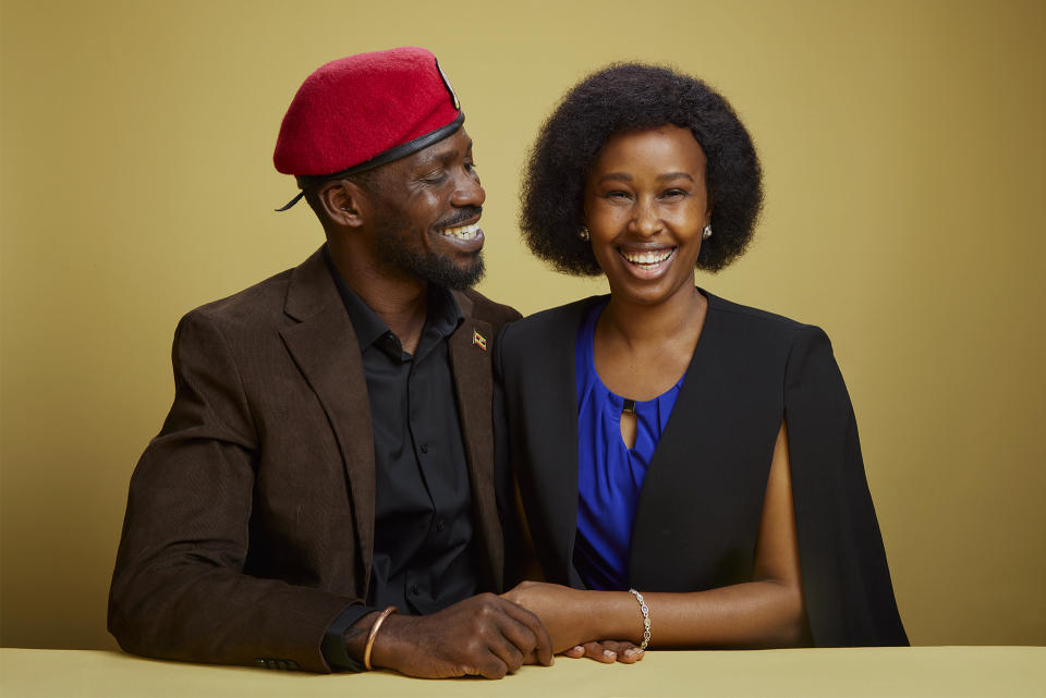 Bobi Wine and Barbie Kyagulanyi