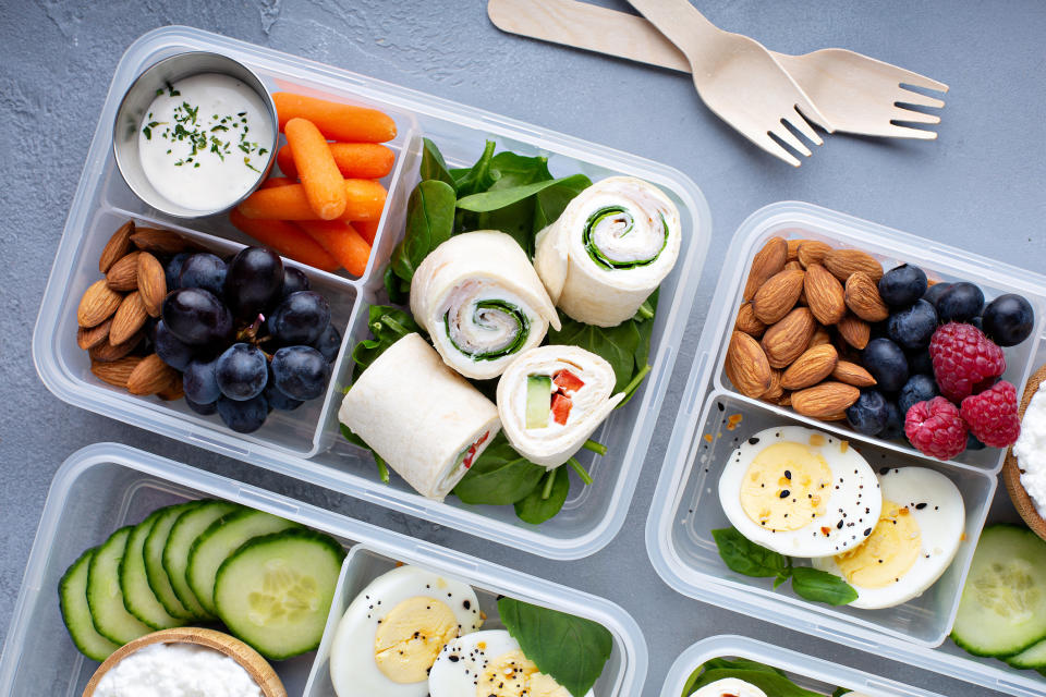 Healthy packed lunch. (Getty Images)