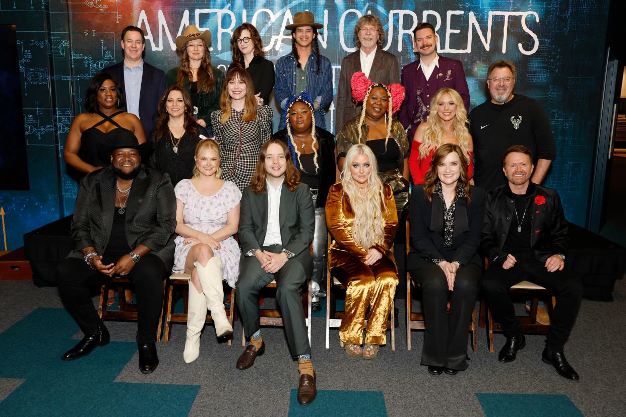 Numerous artists join Vince Gill, VP of Museum Services Michael Gray and more in attending the opening of "American Currents: State of the Music" at Country Music Hall of Fame and Museum