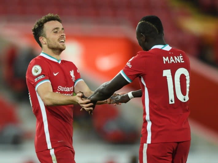 Liverpool forward Diogo Jota (Pool via REUTERS)