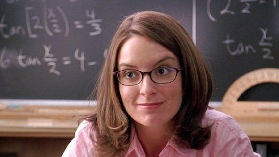 Tina Fey in Mean Girls.