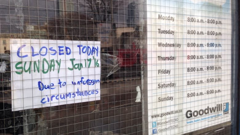 Goodwill closes stores across GTA due to 'cash flow crisis'