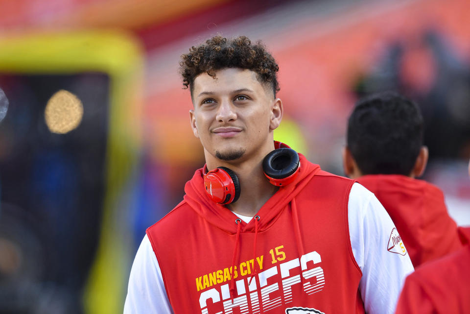 The Kansas City Chiefs announced that quarterback Patrick Mahomes will return to the starting lineup on Sunday. (Rich Sugg/Kansas City Star/TNS/Getty Images)