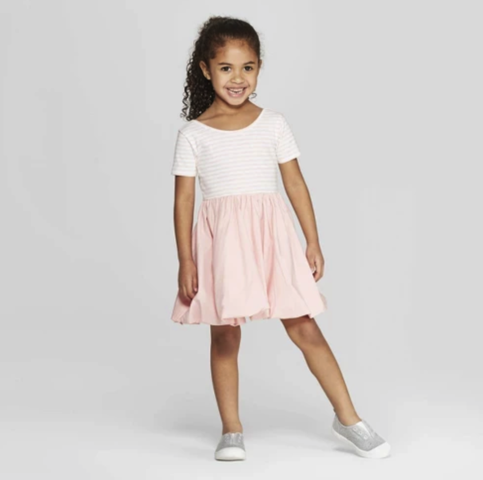 Mila & Emma Toddler Girls’ Ballerina T-Shirt Dress. (Photo: Target)