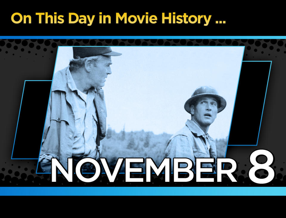 on this day in movie history November 8 Title Card