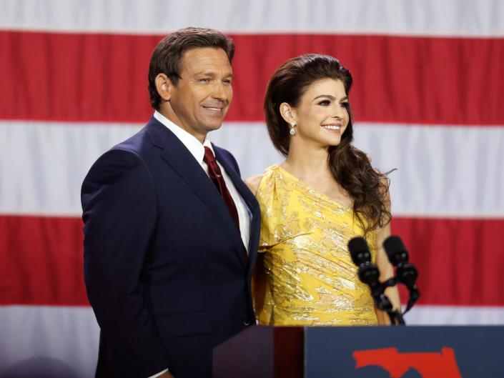 Ron Desantis Calls Meeting His Wife Casey My Lifes Most Fortuitous
