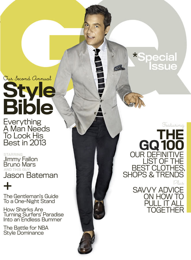 Jason Bateman on the cover of GQ's April issue