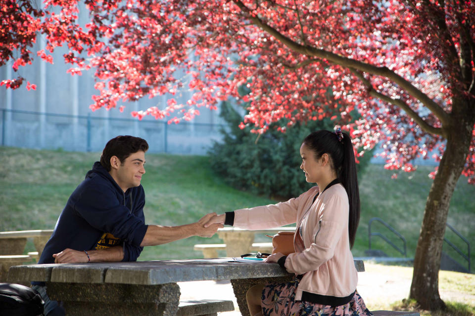 Noah Centineo and Lana Condor in 'To All the Boys I’ve Loved Before.'<span class="copyright">Masha Weisberg—Netflix</span>