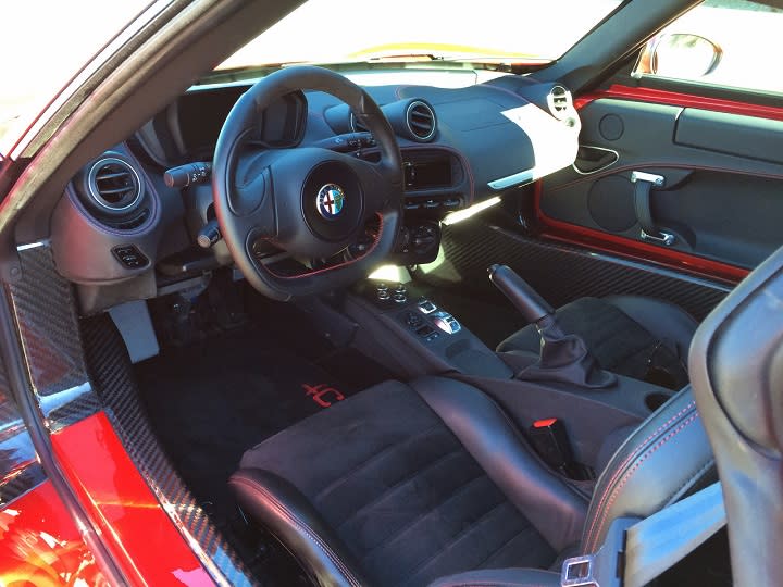 2015 Alfa Romeo 4C interior photo