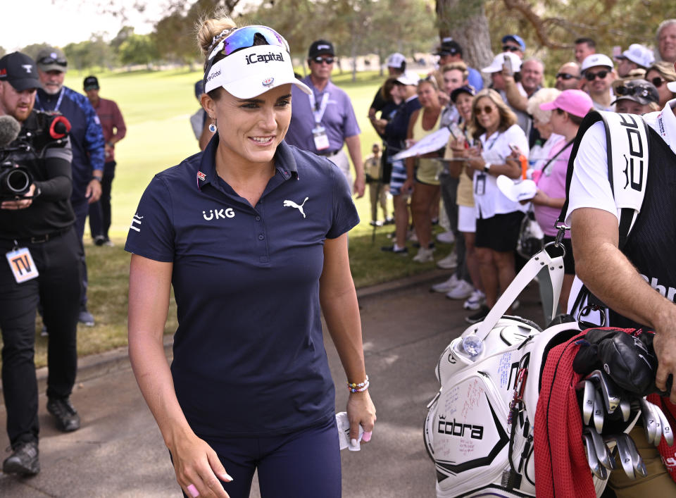 Lexi Thompson held her own this week in her PGA Tour debut at the Shriners Children's Open at TPC Summerlin in Las Vegas, Nevada. (Photo by Orlando Ramirez/Getty Images)