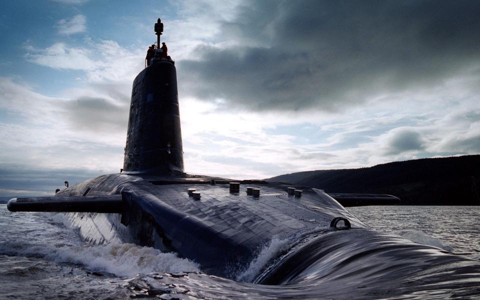 HMS Victorious photographed in the Clyde estuary whilst on transit to the Clyde Submarine Base Faslane - Mez Merrill/ Royal Navy