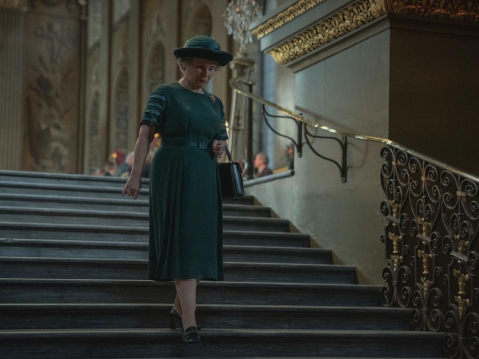 Imelda Staunton as Queen Elizabeth II in season five of 'The Crown'.