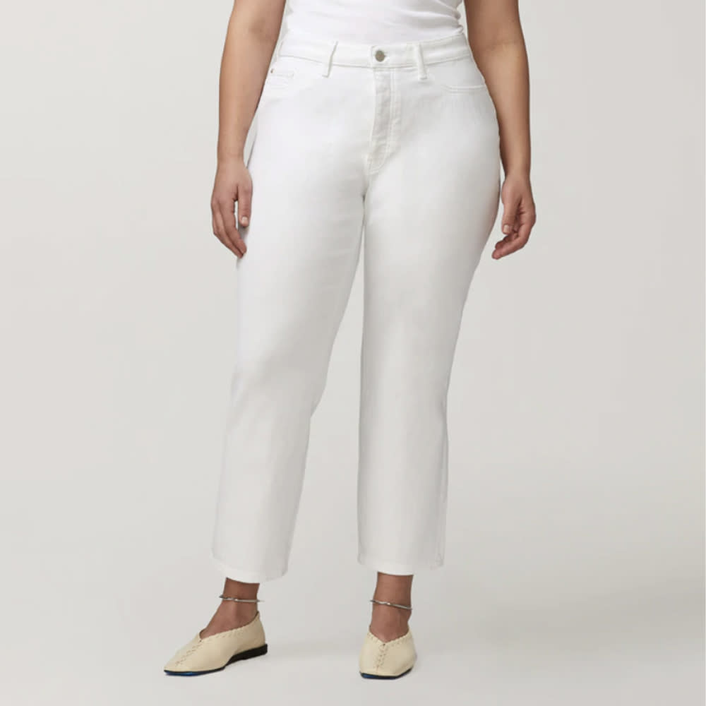 Warp + Weft High-Rise Straight Jeans