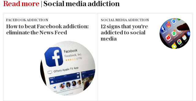 Read more | Social media addiction