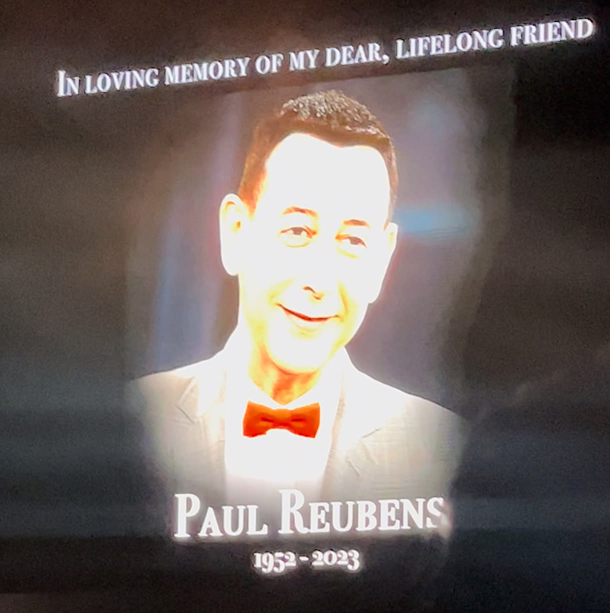 Danny Elfman honors the late Paul Reubens at Irvine, Calif.'s FivePoint Amphitheatre on Aug. 5, 2023. (Photo: Lyndsey Parker)