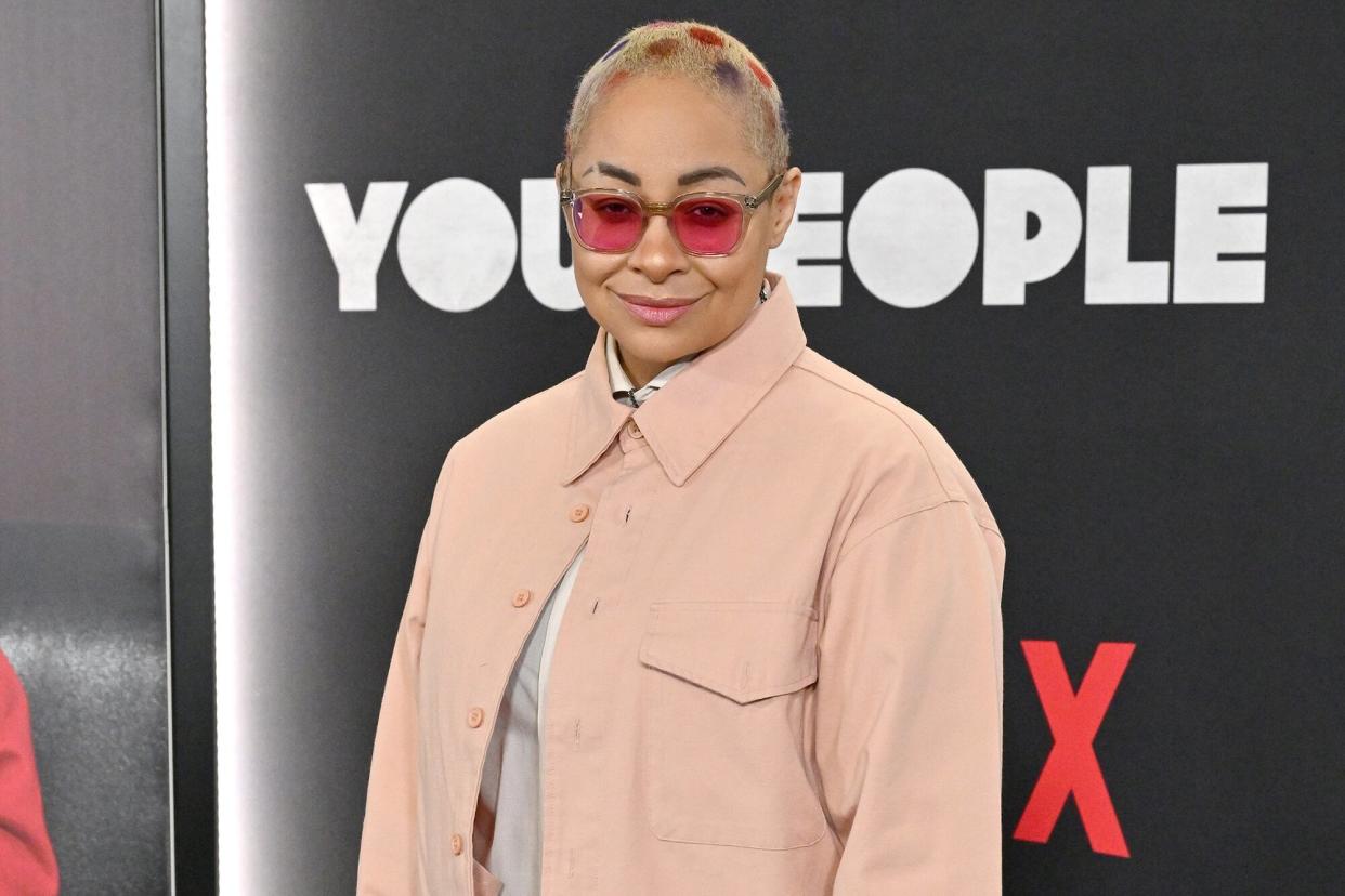 Raven-Symone attends the Los Angeles Premiere of Netflix's "You People" at Regency Village Theatre on January 17, 2023 in Los Angeles, California.