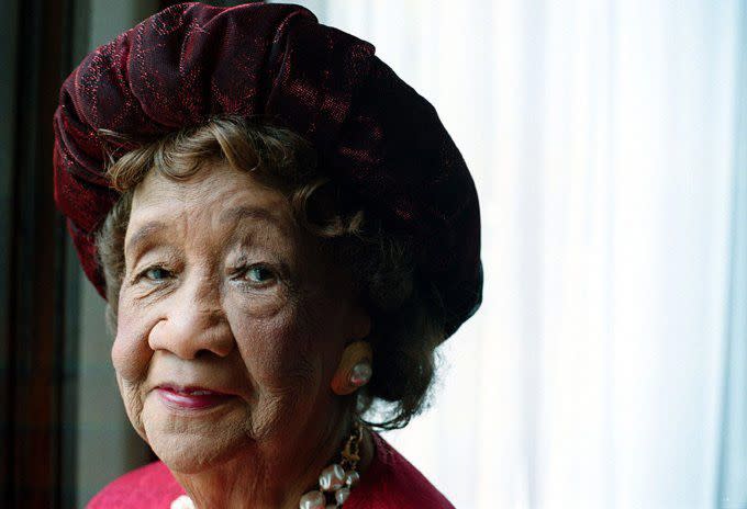 <p>Hailed the “<a href="https://triblive.com/local/allegheny/12096214-74/godmother-of-civil-rights-movement-dorothy-height-honored-with-forever-stamp" rel="nofollow noopener" target="_blank" data-ylk="slk:godmother of the women’s movement;elm:context_link;itc:0;sec:content-canvas" class="link ">godmother of the women’s movement</a>,” Height used her background in education and social work to advance women’s rights. She was a leader in the Young Women's Christian Association (YWCA) and the president of the National Council of Negro Women (NCNW) for more than 40 years. She was also among the few women present at the 1963 March on Washington, where Dr. King delivered his famous “<a href="https://www.oprahmag.com/life/relationships-love/g25936251/martin-luther-king-jr-quotes/" rel="nofollow noopener" target="_blank" data-ylk="slk:I Have a Dream” speech;elm:context_link;itc:0;sec:content-canvas" class="link ">I Have a Dream” speech</a>.</p>